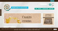 Desktop Screenshot of mineraleskucera.com
