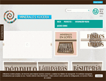 Tablet Screenshot of mineraleskucera.com